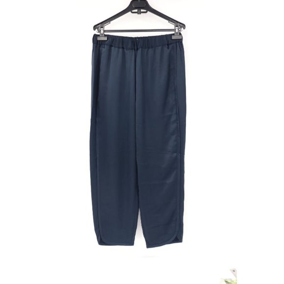 Joie‎ Women's M Baduna Pull On Elastic Waistband Straight Leg Pants Midnight - Picture 2 of 14